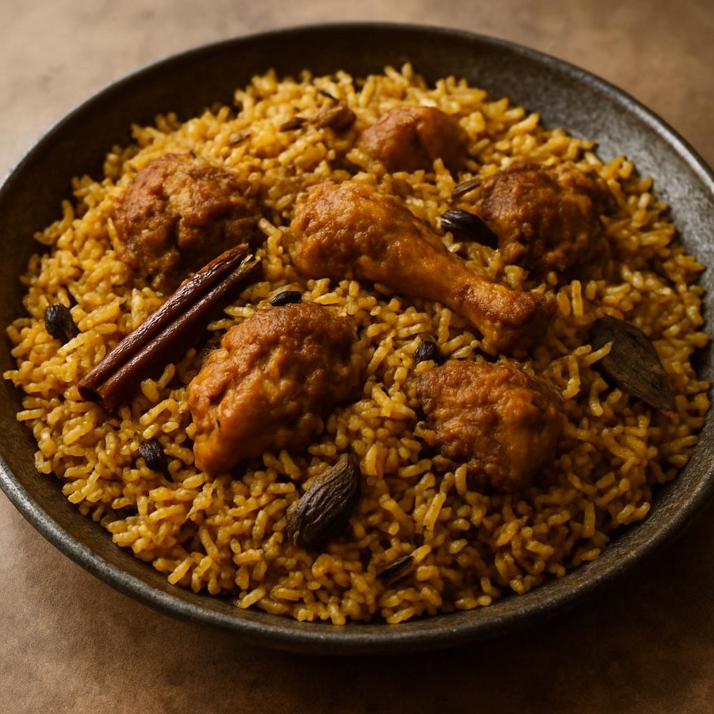 Entree: Tanzania – Northern Tanzania – Pilau (Fragrant spiced rice cooked with meat and warm whole spices) recipe