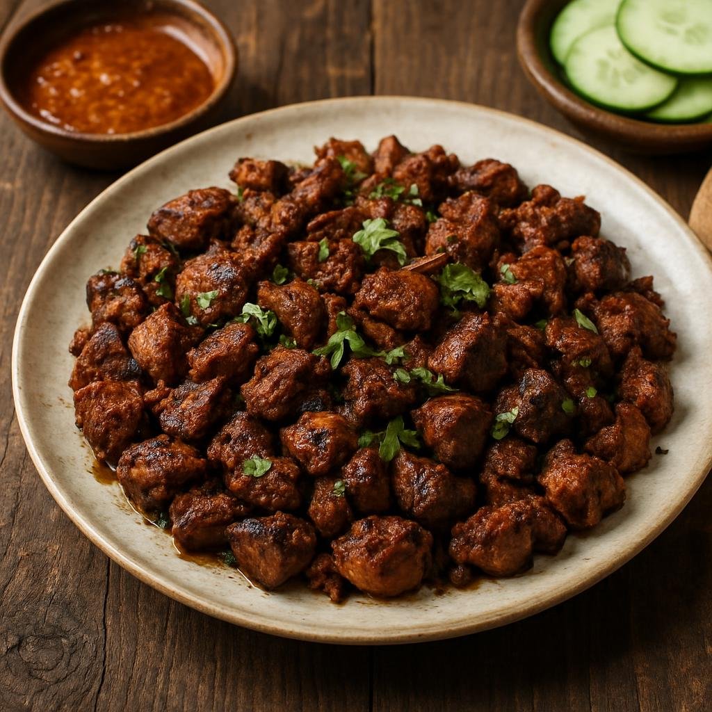 Entree: Nepal – Newari Cuisine – भुट्टन ➤ Bhuttan (Newari-style spiced pan-fried organ meats commonly served as a hearty savory main) recipe