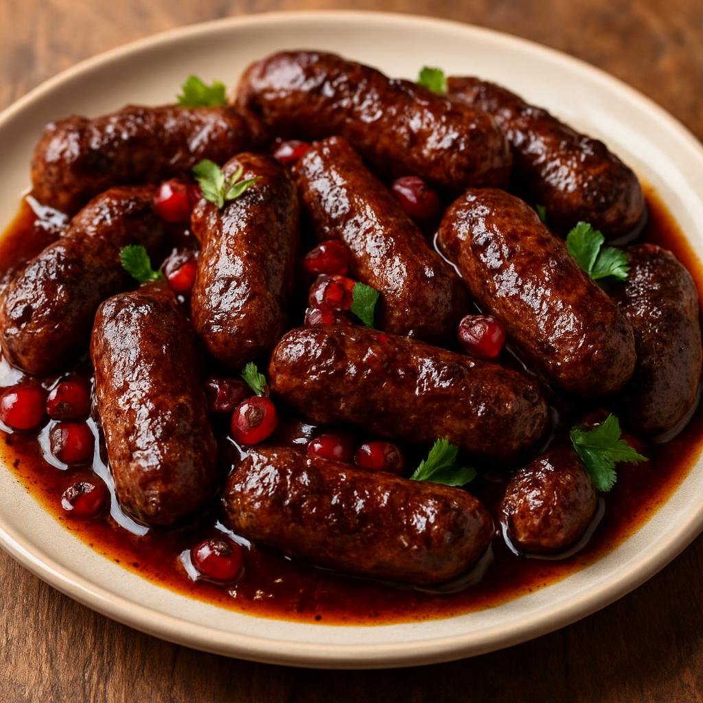 Entree: Lebanon – Mount Lebanon – مقانق ➤ Maqāniq (Small Lebanese spiced lamb sausages typically pan-fried and finished with pomegranate molasses) recipe