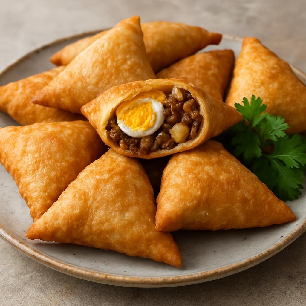 Entree: Algeria – Constantine & East – بوراك ➤ Bourek (Crispy Algerian stuffed pastry parcels usually filled with spiced meat, potato and egg) recipe