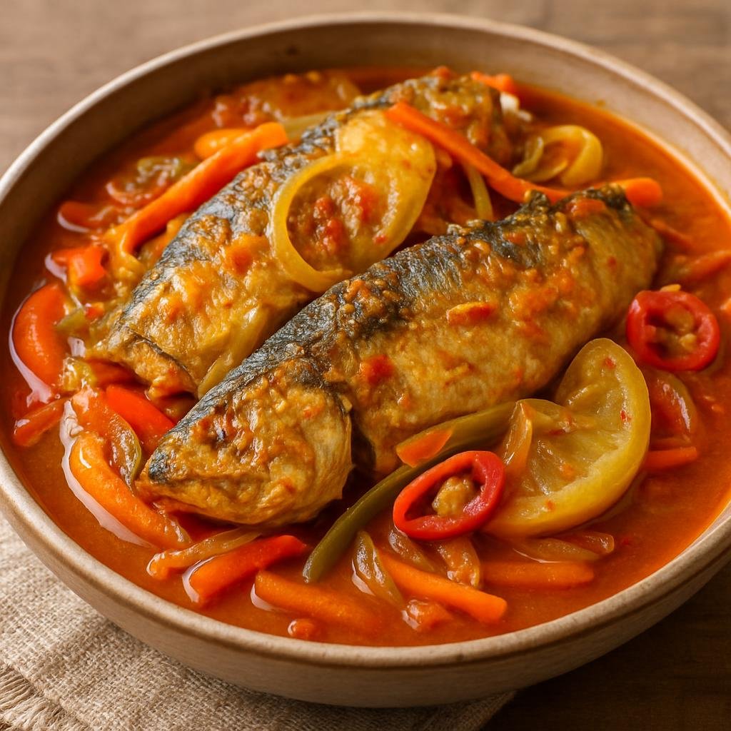Entree: Mexico – Chiapas – Pescado en Escabeche (Marinated fish in a tangy vinegar, citrus, and chile pickling sauce typical of southern Mexico) recipe