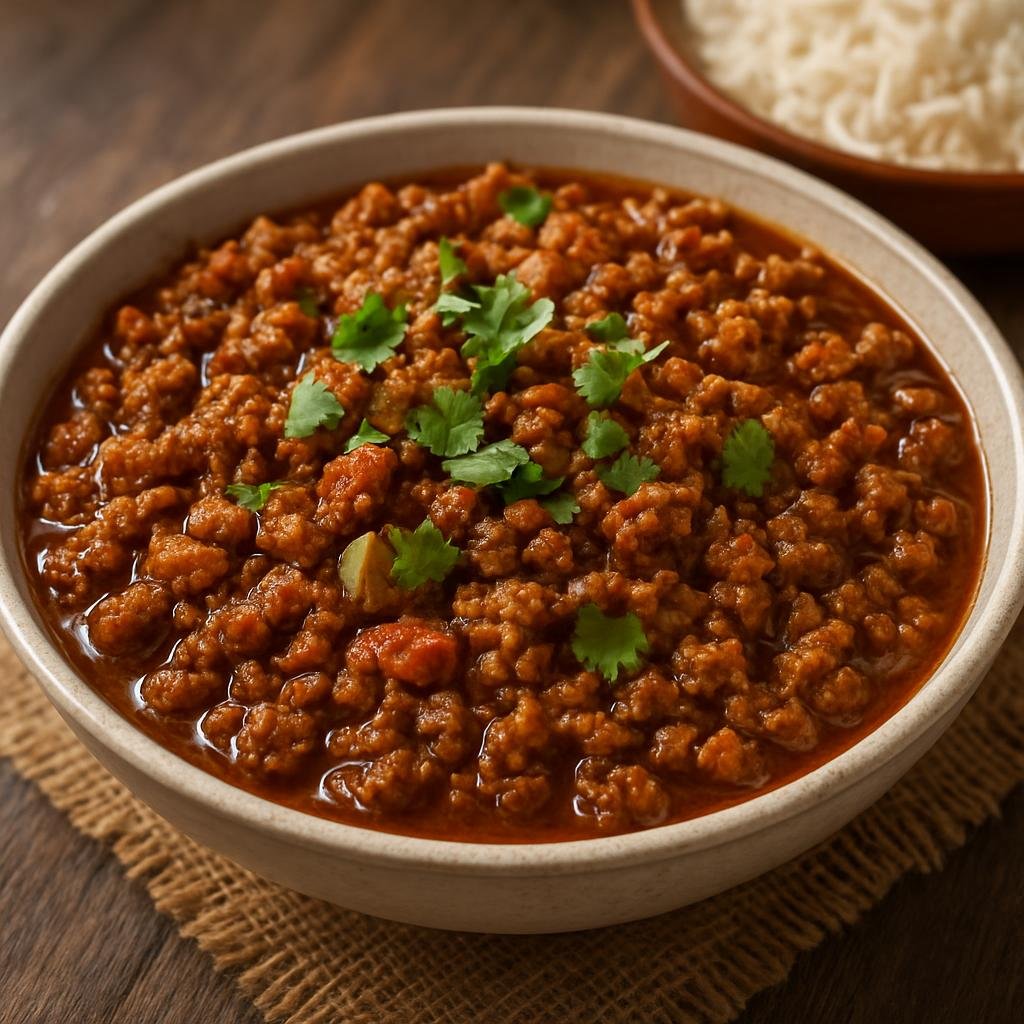 Entree: Pakistan – Karachi – قیمہ ➤ Qeema (Spiced minced meat curry cooked with onions, tomatoes, and aromatic spices) recipe