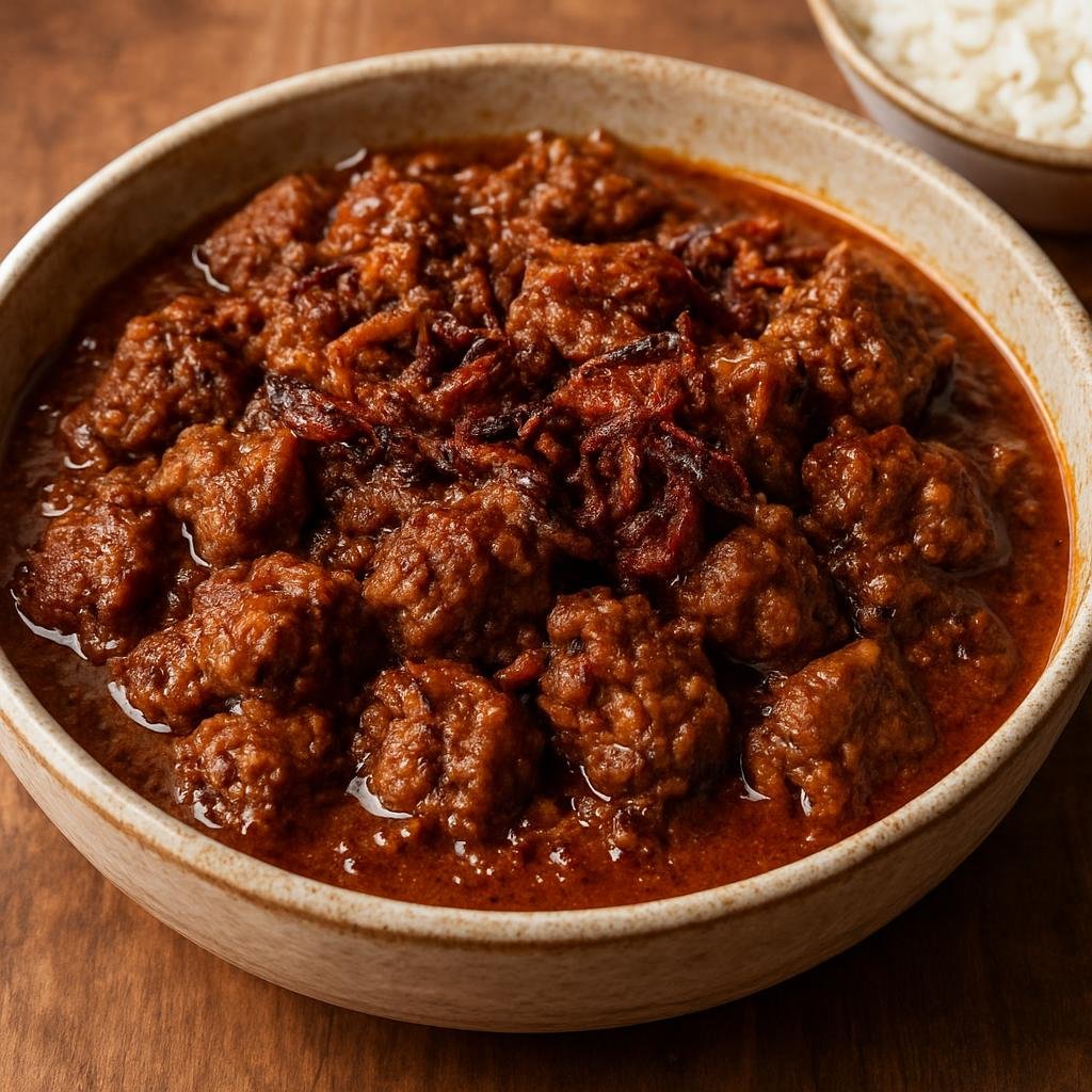 Entree: Bangladesh – Central Culinary Region – বিফ কালা ভুনা ➤ Bif Kala Bhuna (Slow-browned spiced beef curry with intensely caramelized onions) recipe