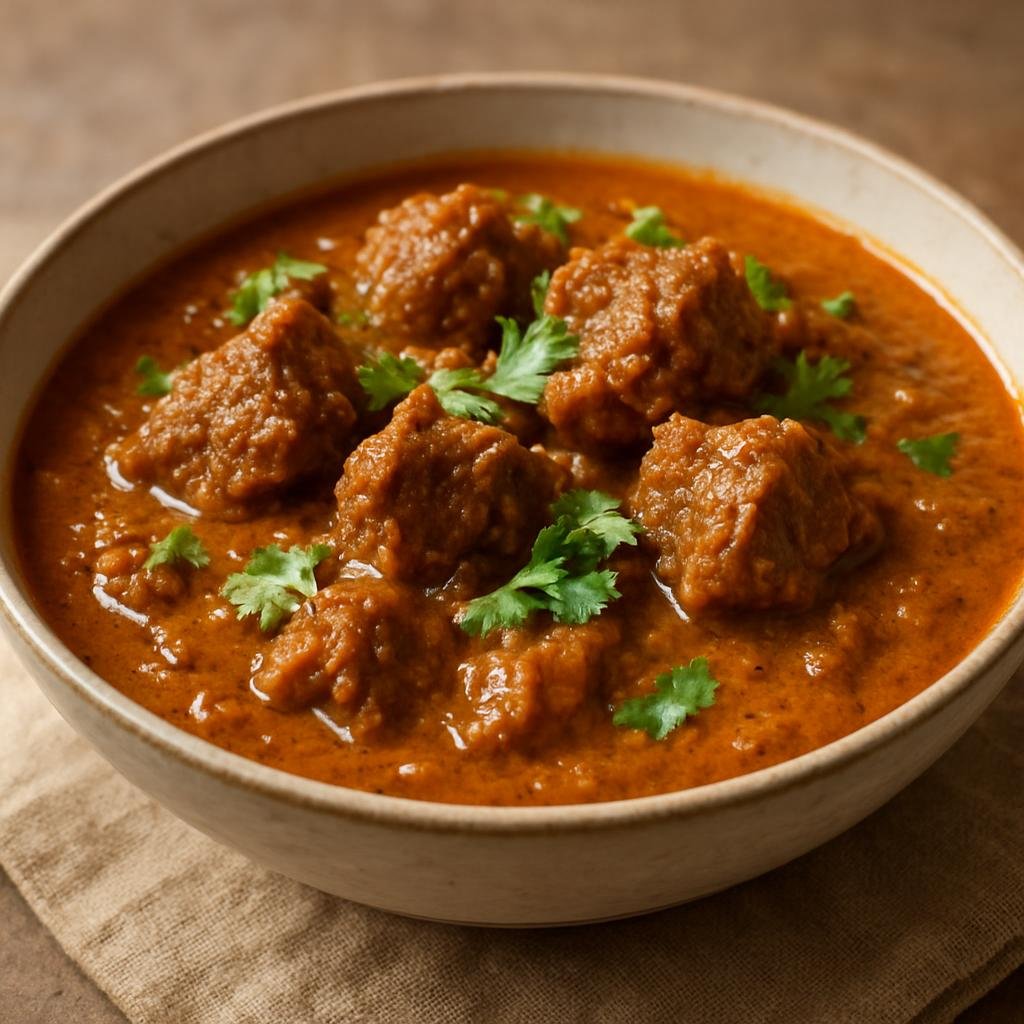 Entree: British Indian Ocean Territory – Northern Culinary Region – Mutton Curry (Slow-simmered spiced mutton stew in a fragrant curry base with coconut) recipe