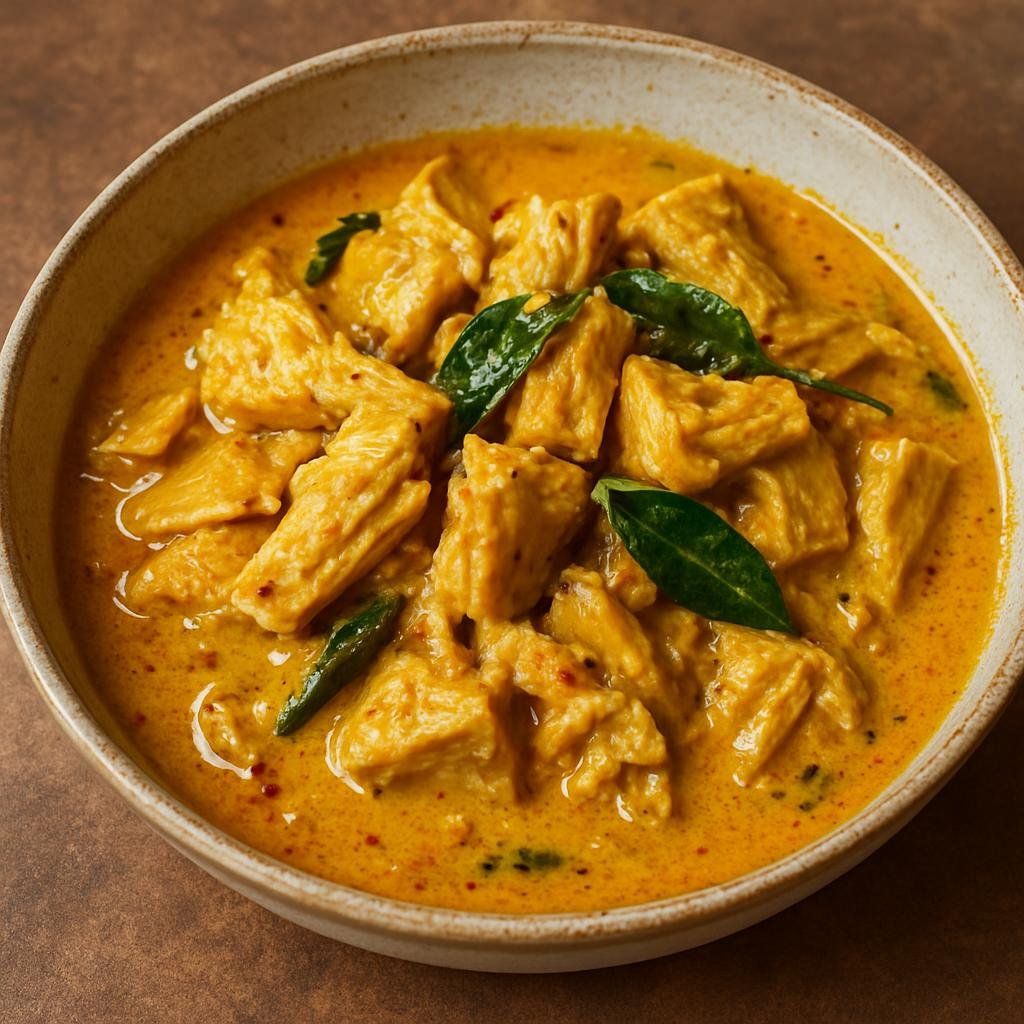 Entree: Sri Lanka – Southern Coast – පොලොස් කරි ➤ Polos Kari (Sri Lankan coconut-based curry of young jackfruit cooked with aromatic spices) recipe