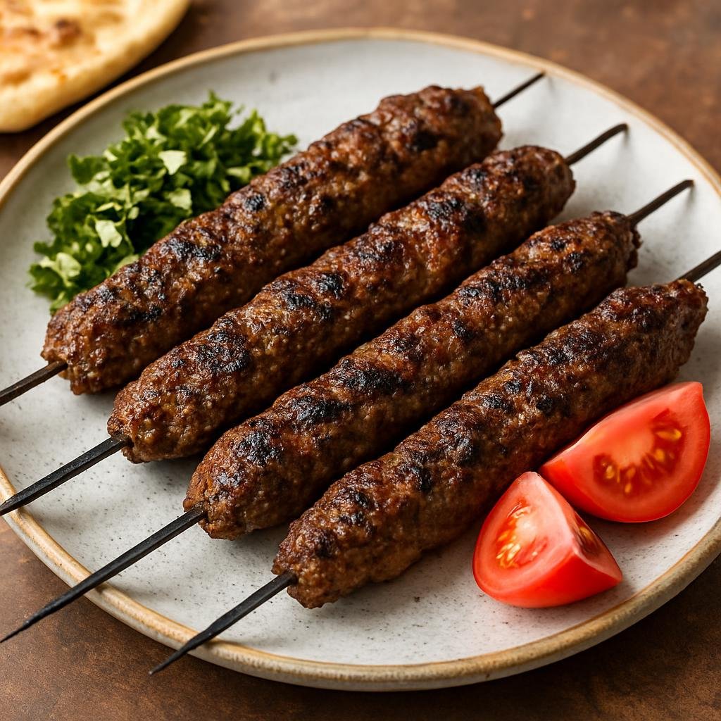 Entree: Lebanon – Northern Lebanon – كفتة مشوية ➤ Kufta Mashwiyya (Charcoal-grilled spiced ground lamb kebabs) recipe