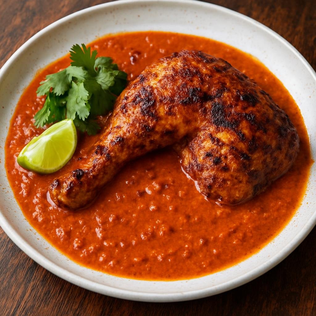 Entree: Tanzania – Tanzanian Highlands – Kuku wa Kupaka (Spiced grilled or roasted chicken finished with a rich coconut-tomato sauce) recipe