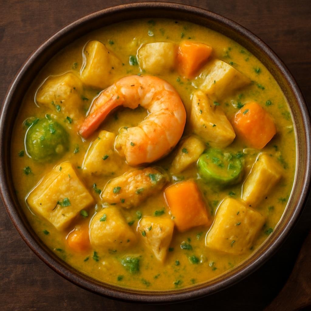 Entree: Costa Rica – Southern Culinary Region – Rondón (Caribbean coconut seafood and root-vegetable stew) recipe