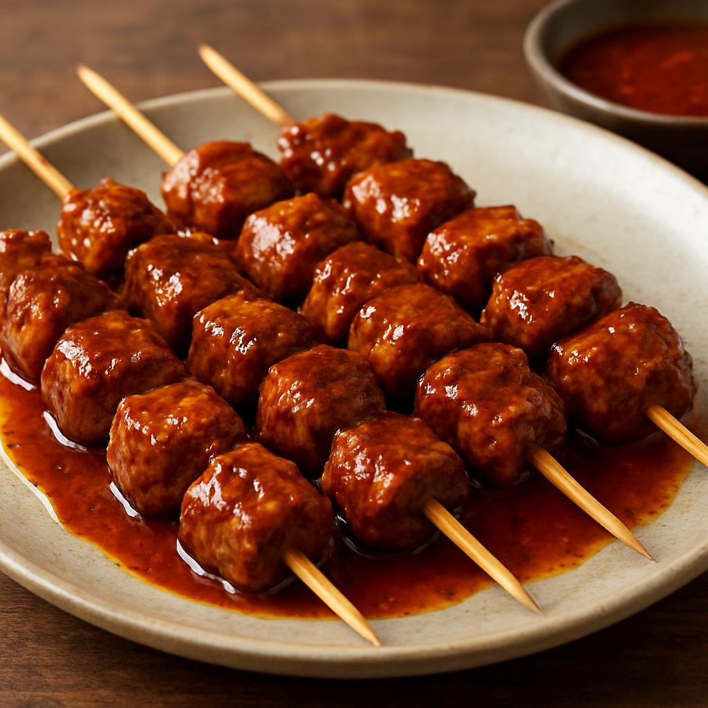 Entree: South Africa – Johannesburg & Gauteng – Sosaties (Spiced skewered meat marinated in a sweet-tangy Cape Malay-style sauce) recipe