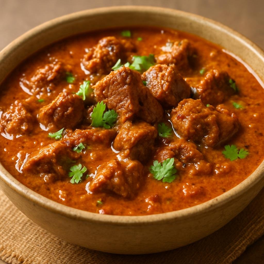 Entree: British Indian Ocean Territory – Southern Culinary Region – Mutton Curry (Fragrant spiced curry of tender mutton simmered in tomatoes and coconut milk) recipe