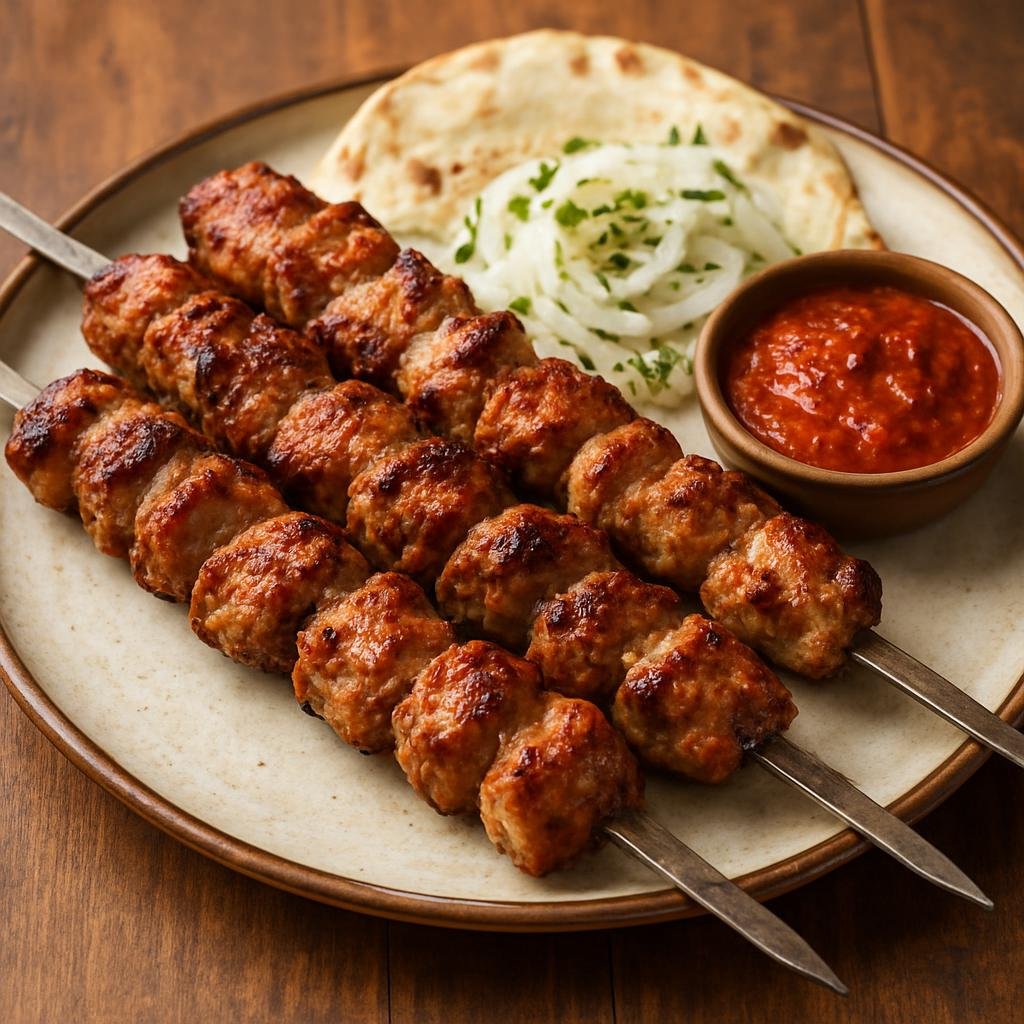 Entree: Armenia – Yerevan & Central Armenia – Խորոված ➤ Khorovats (Charcoal-grilled skewered meat, typically marinated pork or lamb, prepared Armenian barbecue style) recipe