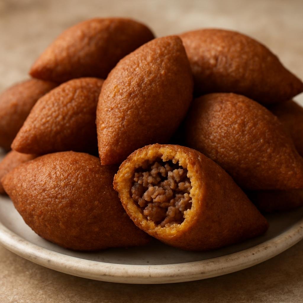 Entree: Iraq – Mosul & North – كبة الموصل ➤ Kibbeh al-Mawsil (Deep-fried bulgur shells stuffed with spiced lamb) recipe