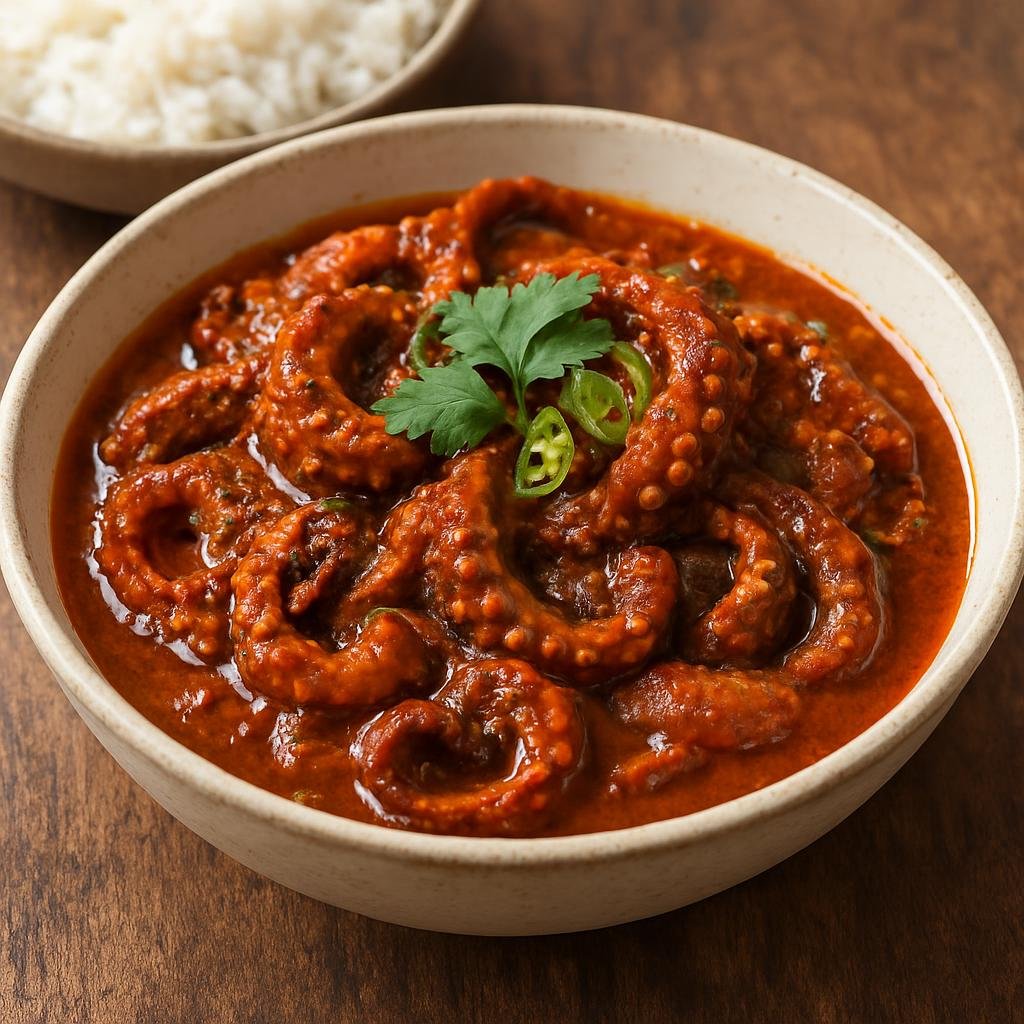 Entree: Tanzania – Zanzibar – Mchuzi wa Pweza (Zanzibari coconut-and-spice stewed octopus) recipe