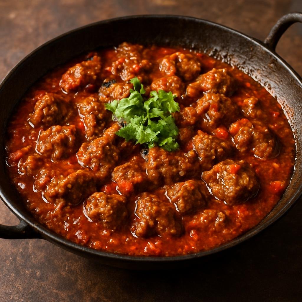 Entree: Pakistan – Khyber Pakhtunkhwa – مٹن کڑاہی ➤ Mutton Karahi (A robust, spicy tomato and ginger based wok-style lamb curry cooked quickly in a karahi pan) recipe