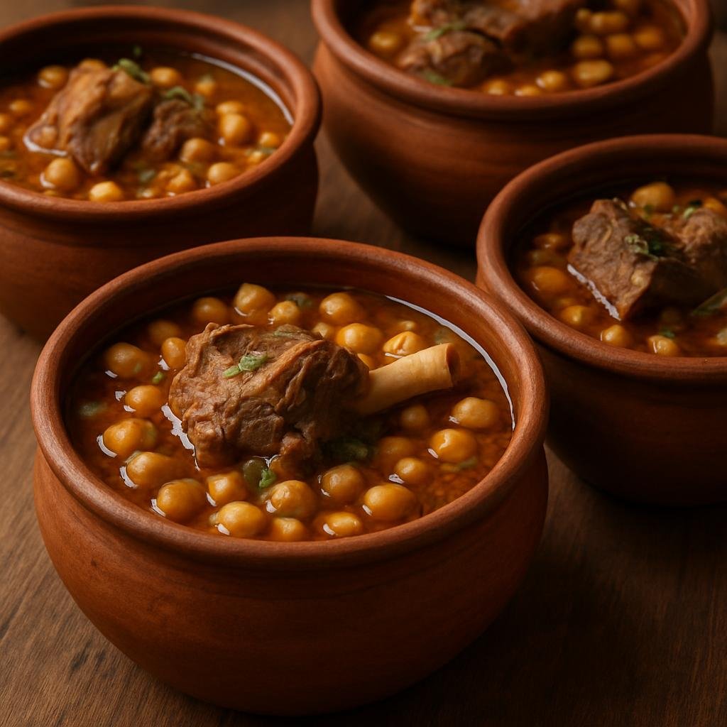 Entree: Azerbaijan – Nakhchivan – Piti (Slow-cooked Nakhchivan lamb and chickpea stew traditionally cooked and served in individual clay pots) recipe