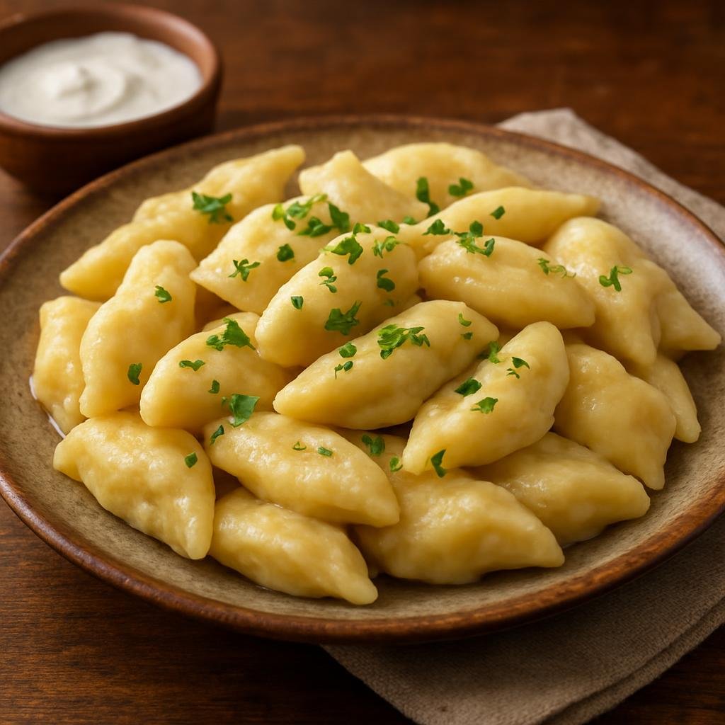 Entree: Poland – Podlasie – Kopytka (Polish potato dumplings made from mashed potatoes and flour) recipe