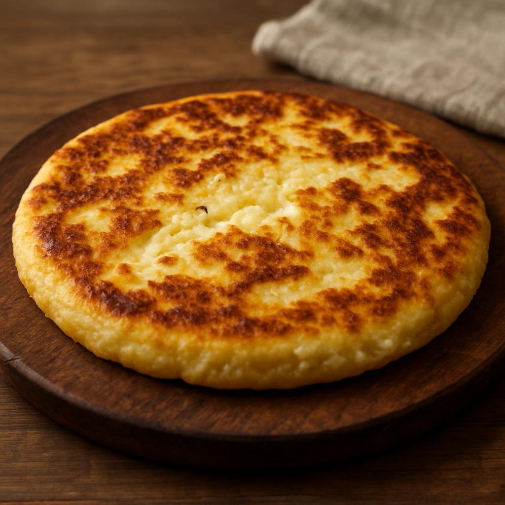 Entree: Argentina – Northeast Argentina – Mbaipy (A traditional Guaraní-style corn and fresh cheese griddle cake) recipe