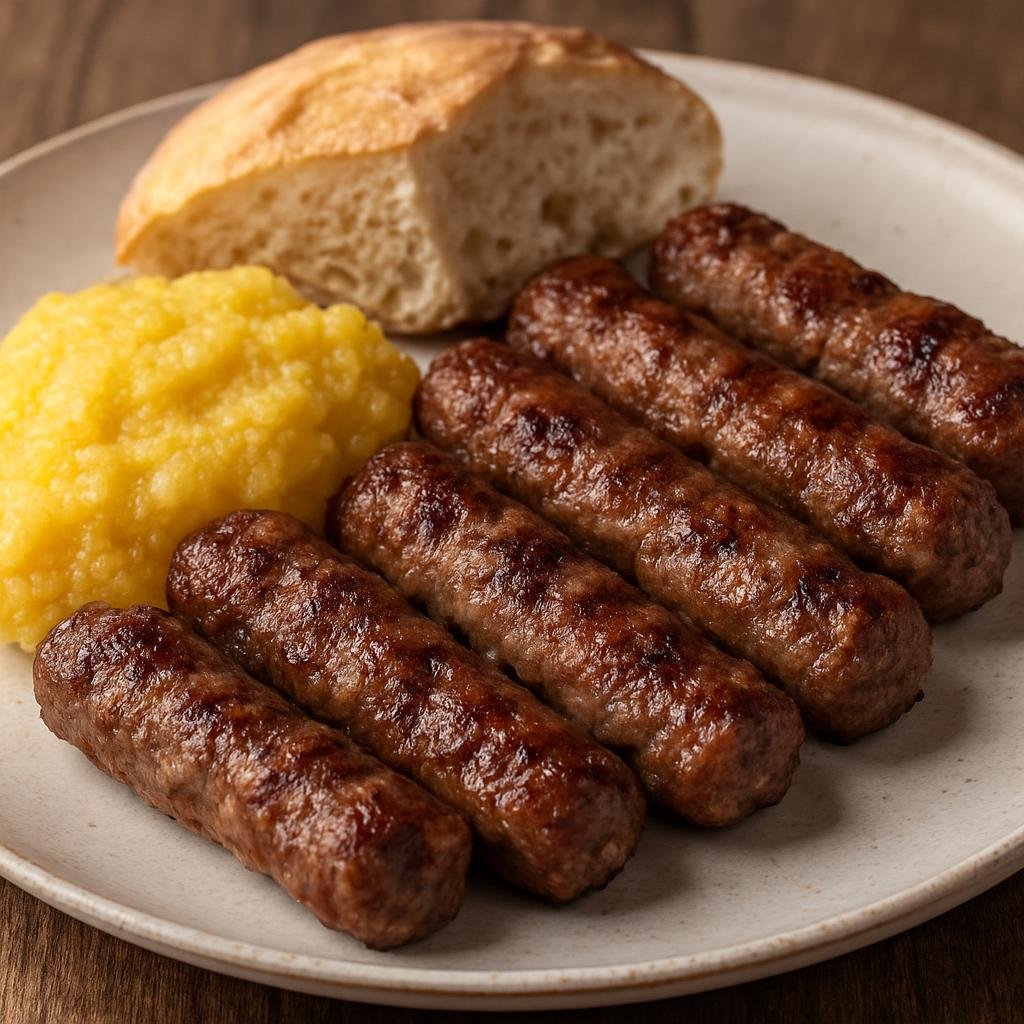 Entree: Italy – Friuli-Venezia Giulia – Cevapcici (Grilled skinless minced-meat sausages of Balkan origin, served with bread or polenta) recipe