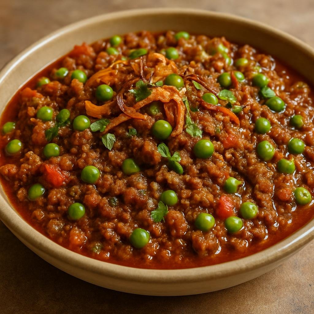 Entree: Pakistan – Mughlai Pakistani – قیمہ ➤ Qeema (A richly spiced minced meat curry often cooked with onions, tomatoes, and peas) recipe